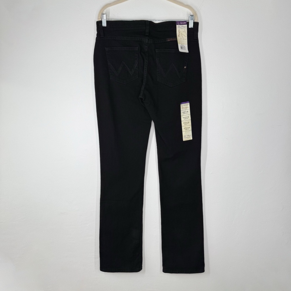 NWT Wrangler Q Baby Black Boot Cut Jeans Women’s Size 9/10 Tall - Picture 5 of 10
